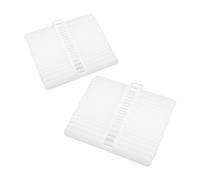 Rumyve 50pcs Vertical Blind Top Hanger,Vertical Blind Top Hanger 3.5 "89 mm Slats Spare Parts Repair