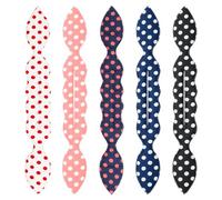 Rumyve 5pcs Dexterous Lazy Hair Curlers Bun Making,Reusable Brunette rRelationship Hair Magic Bread,Twist Hairstyle Bun Shaping Women Girls Kids