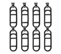 Rumyve 8pcs Bike Silicone Band,Bike Rubber Ring Fixed with Flashlight Mobile Phone Speaker Light Holder Bike Handlebars