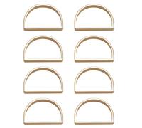 Rumyve 8Pcs Metal Napkin Rings Set,Gold Napkin Buckle Holder,Napkin Rings Holder Tableware Accessories for Wedding Banquet Anniversary Christmas Dinner Table Decoration