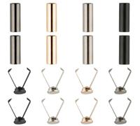 Rumyve 8pcs Rope Head Buttons,Rope Buckle Accessories,Metal Shoelaces Tips Head Cord,Decorative Buckles for Sweatshirts, Pants,Cap Cords