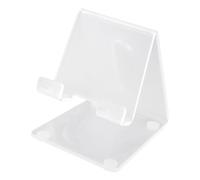 Rumyve Acrylic Cell Phone Stand,Universal Stand Holder with Non-slip Dock,Mobile Phones Stand Desktop Holder Compatible with 4-8 Inch Smartphone Device(Clear)