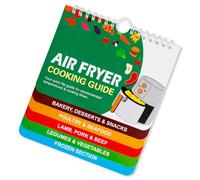 Rumyve Air Fryer Cooking Guide Times Chart Tables Recipes,Cheat Sheet Magnets Cooking Guide Booklet, Air Fryer Accessories for Beginner Kitchen Conversion