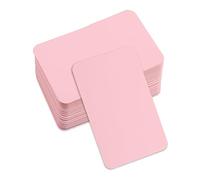 Rumyve Blank Message Cards - 100 Sheets, Doodle Hand-Drawn Note Cards, Blank Business Cards(Pink)
