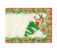 Rumyve Christmas Table Runner,Christmas Elf Party Decor Merry Christmas Table Runner for Xmas Holiday Home Kitchen Table Decorations(Stlye C)
