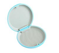 Rumyve Denture Storage Box,Portable for Invisalign Case,Magnetic Closure Denture Holder Container,False Teeth Container for Denture,Braces