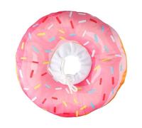 Rumyve Doughnut Cat Recovery Collar,Adjustable Cute Neck Cat Cones,Soft Lightweight After Surgery and Injuries Pet Elizabethan Collars for Kittens puppy Small Dogs and Cats(Pink)