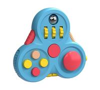 Rumyve Fidget Pad Toy - 1 Piece Hand Spinner with 11 Functions, Stress Reducer Game for Release Stress and Anxiety,Stress Relief, ADHD, ADD (Blue)