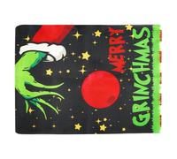 Rumyve Grinch Table Cloth, Elf Party Table Runner, Winter Holiday Party Decoration,for Christmas Rectangular Kitchen Table Decorations(Stlye A)