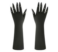 Rumyve Halloween Long Nails Claw Gloves, Funny Cat & Wolf Claws for Stage, Carnivals & Parties