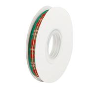 Rumyve Red Green Tartan Wired Ribbon, 25 Yards, Polyester, Christmas, Holiday/Festive, 1cm Width