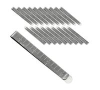 Rumyve Rumyve20 pcs Sewing Clip Stainless Steel,3-Inch Measuring Ruler Quilting Supplies,Stitching and Marking Accessories