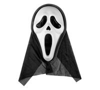 Rumyve Scary Ghost Face Mask - Halloween Scream Ghostface Mask for Cosplay & Party Decorations