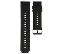 Rumyve Silicone Soft Watch Straps,Black Waterproof Watch Bands,Wrist Straps Replacement Bands for Smart Watch Bands Men Women(22mm)