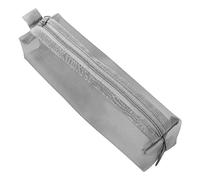 Rumyve Transparent Pencil Case - Simple and Creative File Storage Bag for Exams, Portable Stationery Pouch for Exams and Office Supplies (Grey)