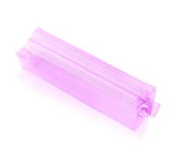 Rumyve Transparent Pencil Case - Simple and Creative File Storage Bag for Exams, Portable Stationery Pouch for Exams and Office Supplies (Pink)