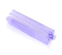 Rumyve Transparent Pencil Case - Simple and Creative File Storage Bag for Exams, Portable Stationery Pouch for Exams and Office Supplies (Purple)