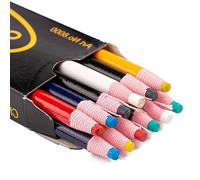 Rumyve Water Soluble Sewing Pencils, Fabric Pencils, 12 PCS Custom Water Soluble Pencils, Home Tailor Marking and Tracing, Tailor Tracing Tools Plastic, Wood Glass