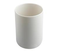 Rumyve White Toothbrush Holder,Unbreakable Reusable Drinking Cups,Plastic Water Cup 300ml for Adults Kids Drinking Travel