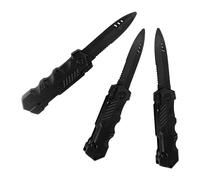 Rumyve3pcs Plastic Retractable Knives,Joke Tricks Support Retractable Plastic Blade Toys,and Stimulate Pranks for Adult Halloween Theater Kids at April Fool's Day Parties