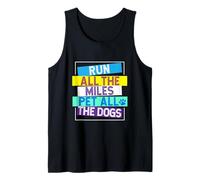 Run All The Miles Pet Dogs Tank Top