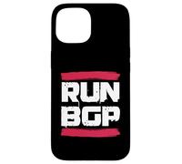 Run BGP Border Gateway Protocol Programmer Coder Gift Case for iPhone 15