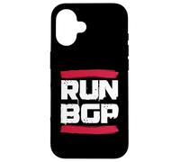 Run BGP Border Gateway Protocol Programmer Coder Gift Case for iPhone 16