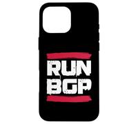 Run BGP Border Gateway Protocol Programmer Coder Gift Case for iPhone 16 Pro Max