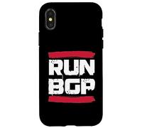 Run BGP Border Gateway Protocol Programmer Coder Gift Case for iPhone X/XS