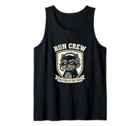 Run Crew Theatre Backstage Raccoon Mascot Tank Top