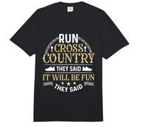 Run Cross Country They Said XC Runner Cross Country Running Comfort Colors Adult Heavyweight T-Shirt