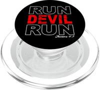 Run Devil Run James 4:7 Bible Verse PopSockets PopGrip for MagSafe