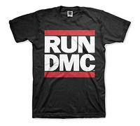 Run DMC Classic Fit Logo T-Shirt - Black/Red/White - Small