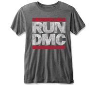 Run Dmc Dmc Logo Grey Official Mens T-Shirt
