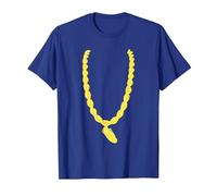 Run DMC Gold Chain T-Shirt, Men, Royal Blue, Large