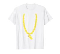Run DMC Gold Chain T-Shirt, Men, White, 5X-Large