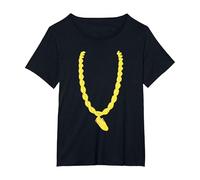 Run DMC Gold Chain T-Shirt, Women's Plus, Black, 5X