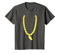 Run DMC Gold Chain T-Shirt, Youth, Asphalt Grey, 3T