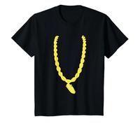 Run DMC Gold Chain T-Shirt, Youth, Black, X-Small