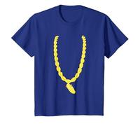 Run DMC Gold Chain T-Shirt, Youth, Royal Blue, 4T