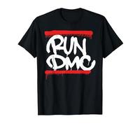 Run DMC Official Graffiti Logo T-Shirt T-Shirt, Men, Black, 5X-Large