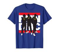 Run DMC Official Silhouette T-Shirt, Men, Royal Blue, Small