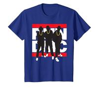 Run DMC Official Silhouette T-Shirt, Youth, Royal Blue, Small