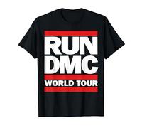 Run DMC Official World Tour Logo T-Shirt T-Shirt, Men, Black, X-Large