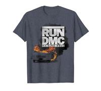 Run DMC Rasing Hell T-Shirt, Men, Heather Blue, 4X-Large