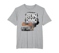 Run DMC Rasing Hell T-Shirt, Men's Big and Tall, Heather Grey, 5X Tall