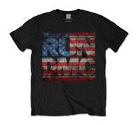 Run DMC Retro Americana T-Shirt in Black | Size: 2XL Run DMC Black 2XL