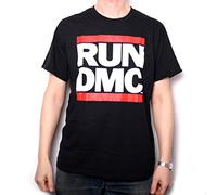 Run DMC T Shirt - Classic Logo 100% Official Black