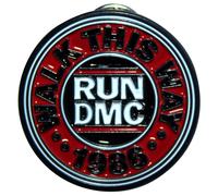 Run DMC Walk This Way Pin Badge in Black Run DMC Black One Size