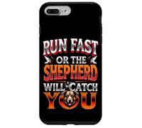 RUN FAST OR THE SHEPHERD WILL CATCH YOU Dog Lovers Case for iPhone 7 Plus/8 Plus